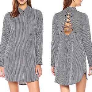 Kendall + Kylie Lace-Back ShirtDress NWOT